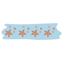 Obraz premium Kawaii washi tape design element