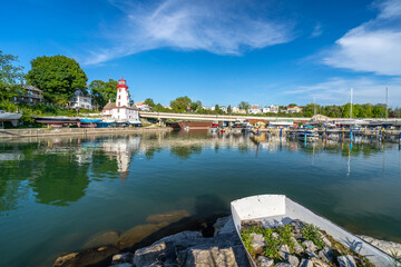 Lighthouse by a Lake