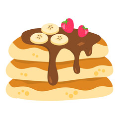 sweet breakfast panckakes