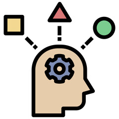 ability filled outline style icon