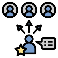 consultant filled outline style icon