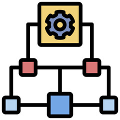 framework filled outline style icon