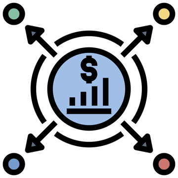 Impact Filled Outline Style Icon