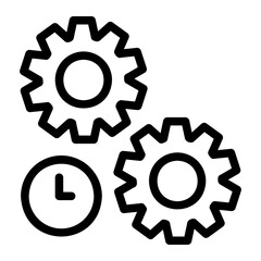 productivity line icon