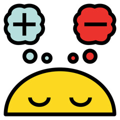 perspective filled outline style icon