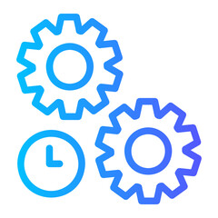 productivity gradient icon