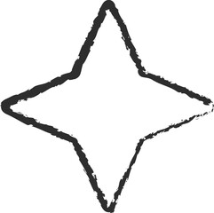 Fototapeta premium Abstract star twinkle pattern. White chalk style starburst shine pattern. School carnival celebration fireworks explosion, birthday party festive decoration,