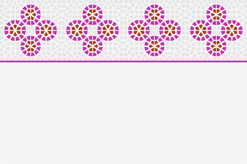 pattern arabic floral background