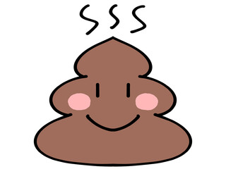 顔つきうんちのイラスト素材