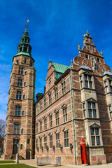 Fototapeta na wymiar Rosenborg Castle in Copenhagen, Denmark