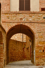 Montisi, borgo medievale in provincia di Siena. Toscana, Italy