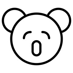 koala cartoon cute icon