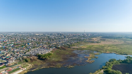 view of the city