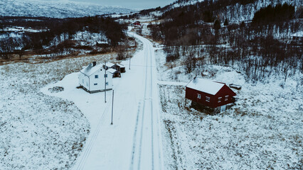 aerial photography, drone, snowy landscapes, winter vacations, snowy mountains, snowy mountains