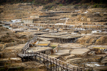 Valle Salado de Salinas de Añana, Álava, España