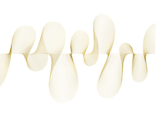 Golden wavy lines, stripes. Gold textured sound  wave. Isolated png illustration, transparent background. Use for overlay, montage, collage, greeting and invitation card.