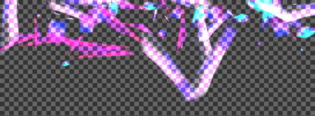 Bright Shimmer Background Transparent Vector. Spot Gleam Texture. Blur Brilliant Card. Violet Blurry. Glare Stardust Template.