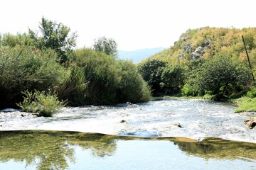 rapids on the lovely Cetina river, Croatia