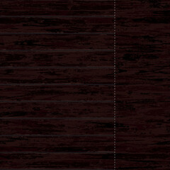 Detailed seamless layered wood texture illustration. Realistic dark wooden background with and without boards