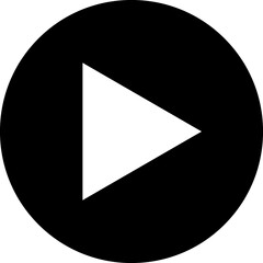 Play button glyph icon