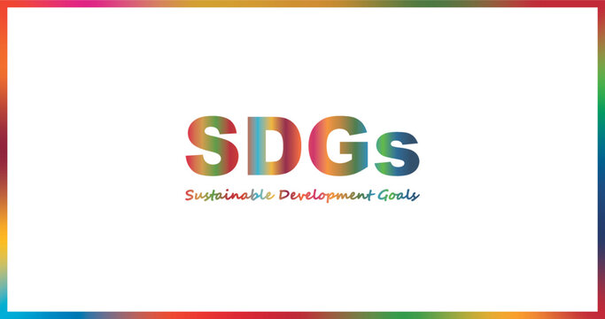 SDGsイメージのCMYKグラデーションフレーム