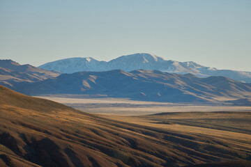  landscape with mountains. Altai region.