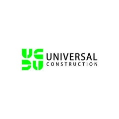 Universal construction logo-initials UC logo