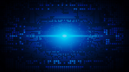 technology background with hi-tech digital