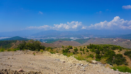 Mountain road in Antalya region, Turkey