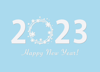 Happy New Year 2023 design - 545625793