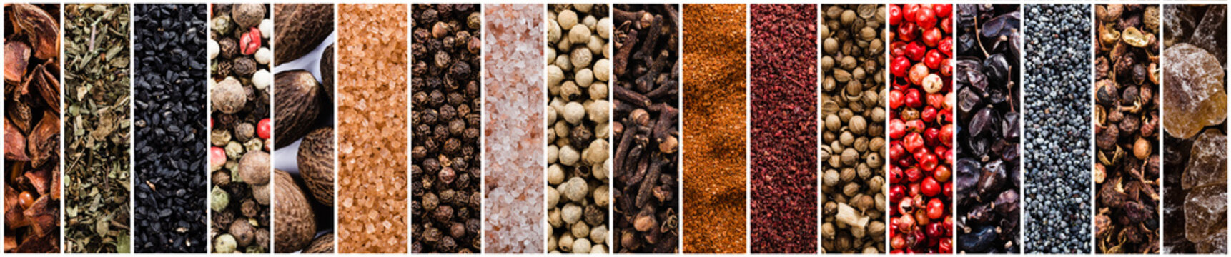 Spice and herbs background