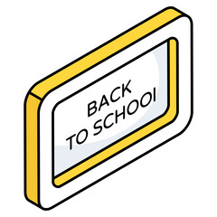 Perfect design icon of back to school 