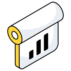 Modern design icon of business report 