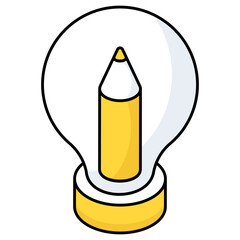 An icon design of creative writing 