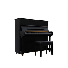 Piano isolated