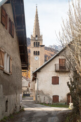 Village de Névache en automne