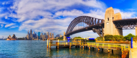 Obraz premium Sydney kirribilli wharf pan