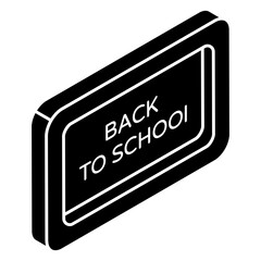 Perfect design icon of back to school 