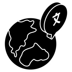      Vector design of language translator icon 