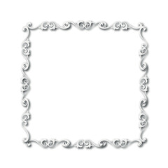 Frame, in the style of an ornament, Vector illustration eps 10, Art.	