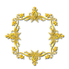 Frame, in the style of an ornament, Vector illustration eps 10, Art.	