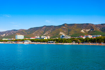 Obraz premium Gelendzhik aerial panoramic view, Russia