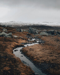 country volcanic landscape