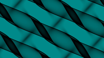 Hintergrund abstrakt 8K grün türkis, petrol,  schwarz, weiß, grau, Wellen Linien Kurven Verlauf