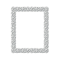 Frame, in the style of an ornament, Vector illustration eps 10, Art.	