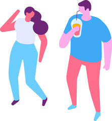 Man and woman together