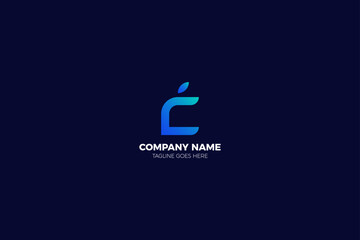 Obraz na płótnie Canvas Creative C letter logotype design for company