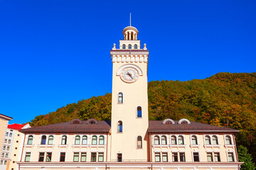 Fototapeta premium Rosa Khutor Town Hall, Sochi