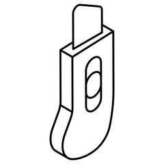 Trendy vector design of paper cutter