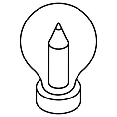 An icon design of creative writing 